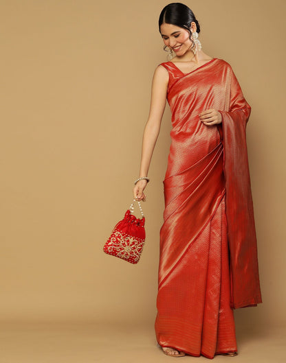 Red Kanjivaram Saree | Sudathi