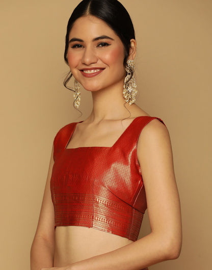 Red Kanjivaram Saree | Sudathi