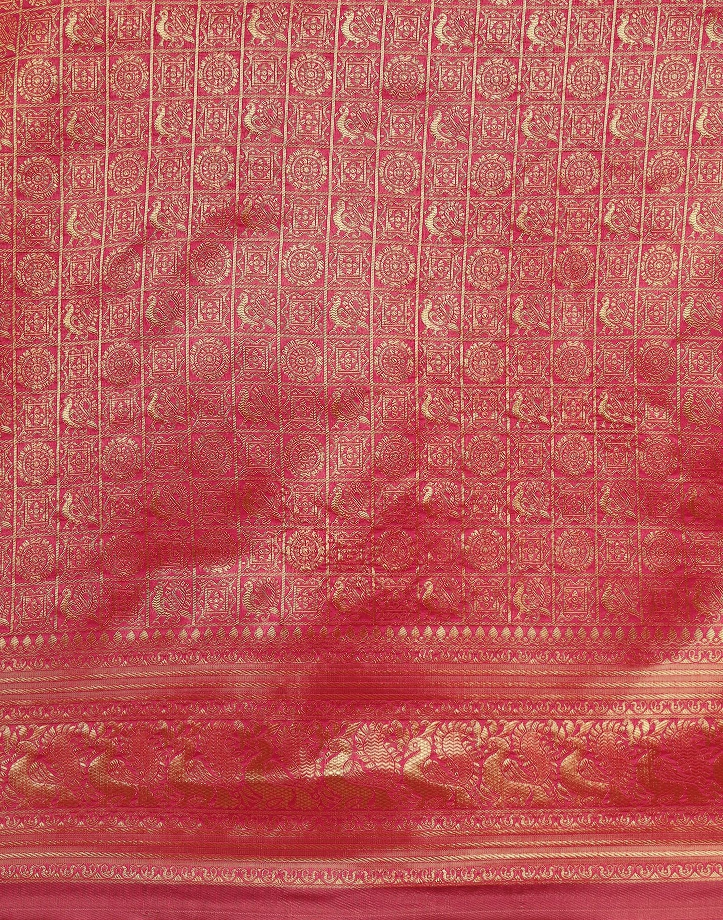 Hot Pink Kanjivaram Saree | Sudathi