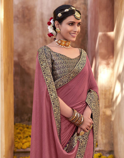 Light Pink Silk Saree | Sudathi