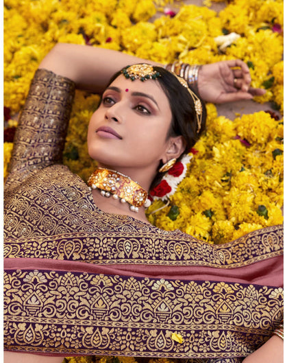 Light Pink Silk Saree | Sudathi