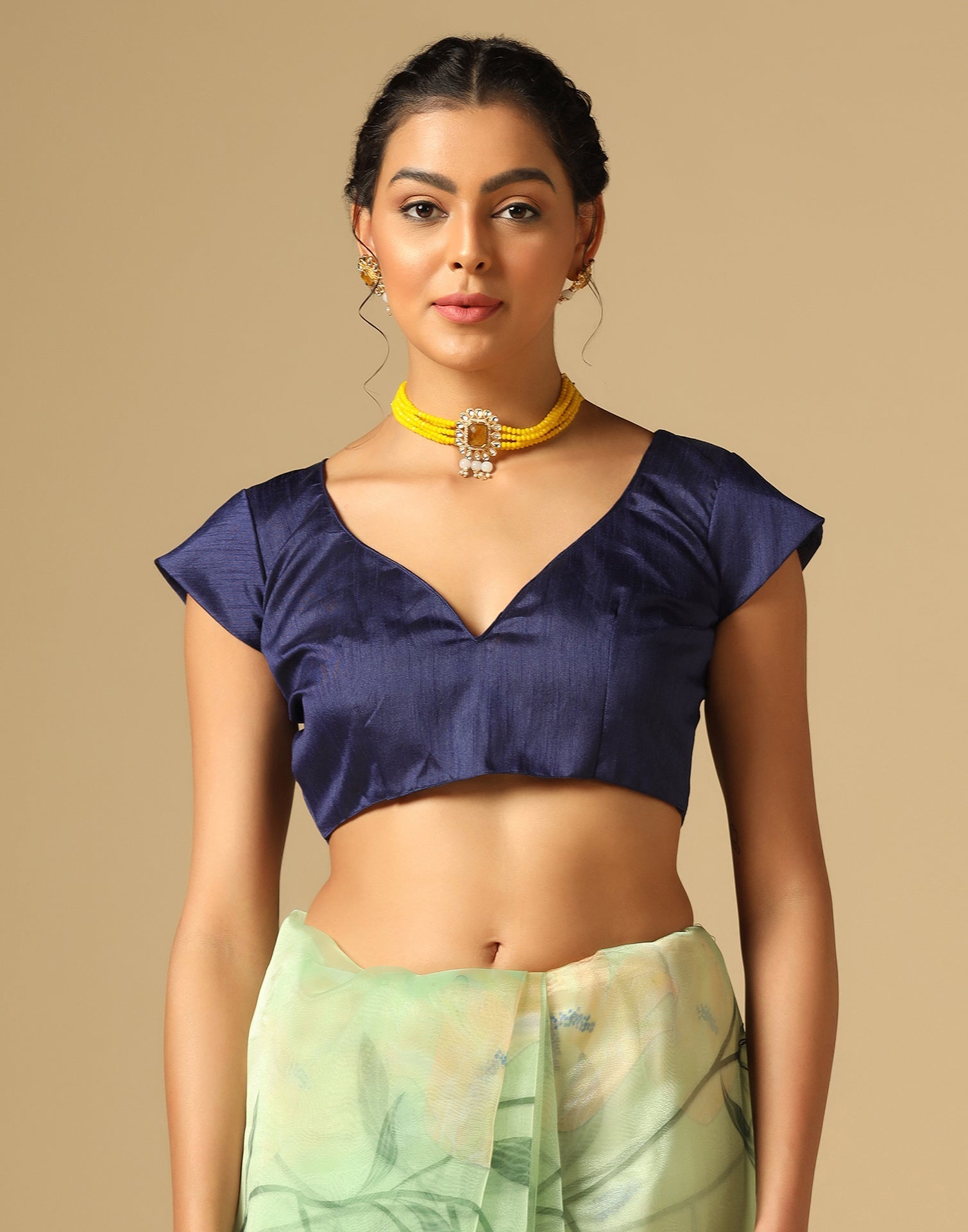 Light Green Organza Sequence Saree | Leemboodi