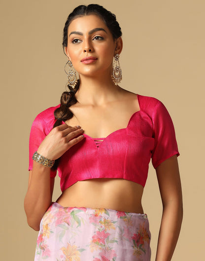 Light Purple Organza Printed Saree | Leemboodi