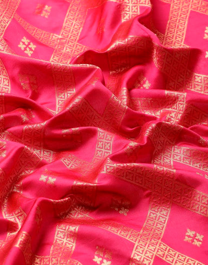 Pink Weaving Silk Saree