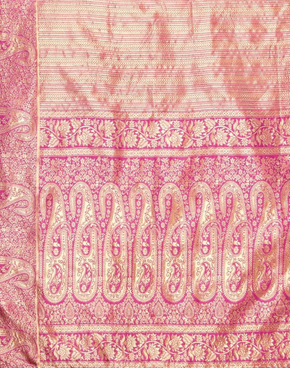 Golden Kanjivaram Silk Saree | Sudathi