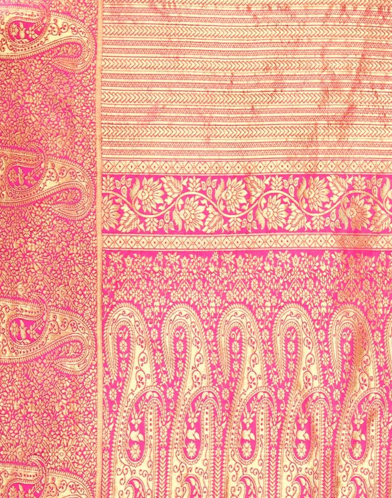 Pink Kanjivaram Silk Saree | Sudathi