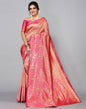 Pink Kanjivaram Silk Saree | Sudathi