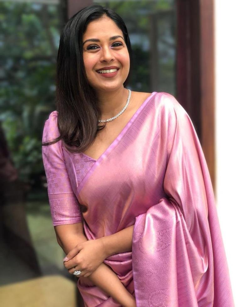 Light Pink Kanjivaram Silk Saree | Sudathi