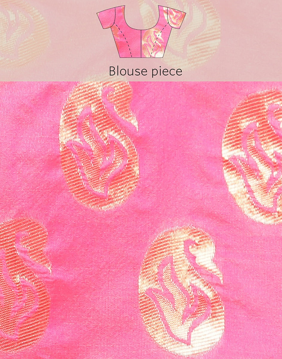Cream Banarasi Silk Saree | Sudathi