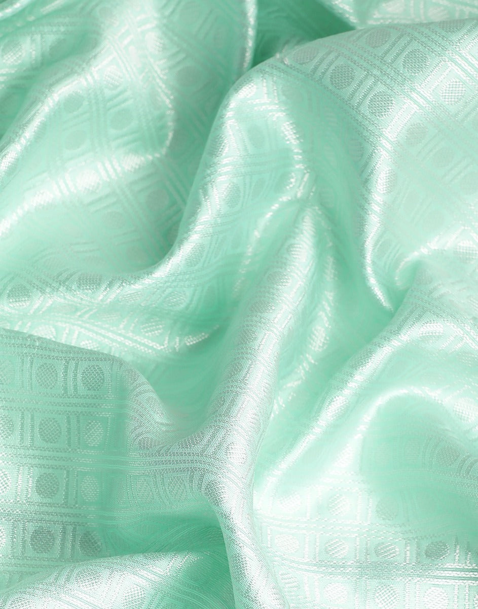 Pista Green Banarasi Silk Saree | Sudathi