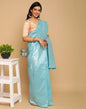 Light Blue Banarasi Silk Saree | Sudathi