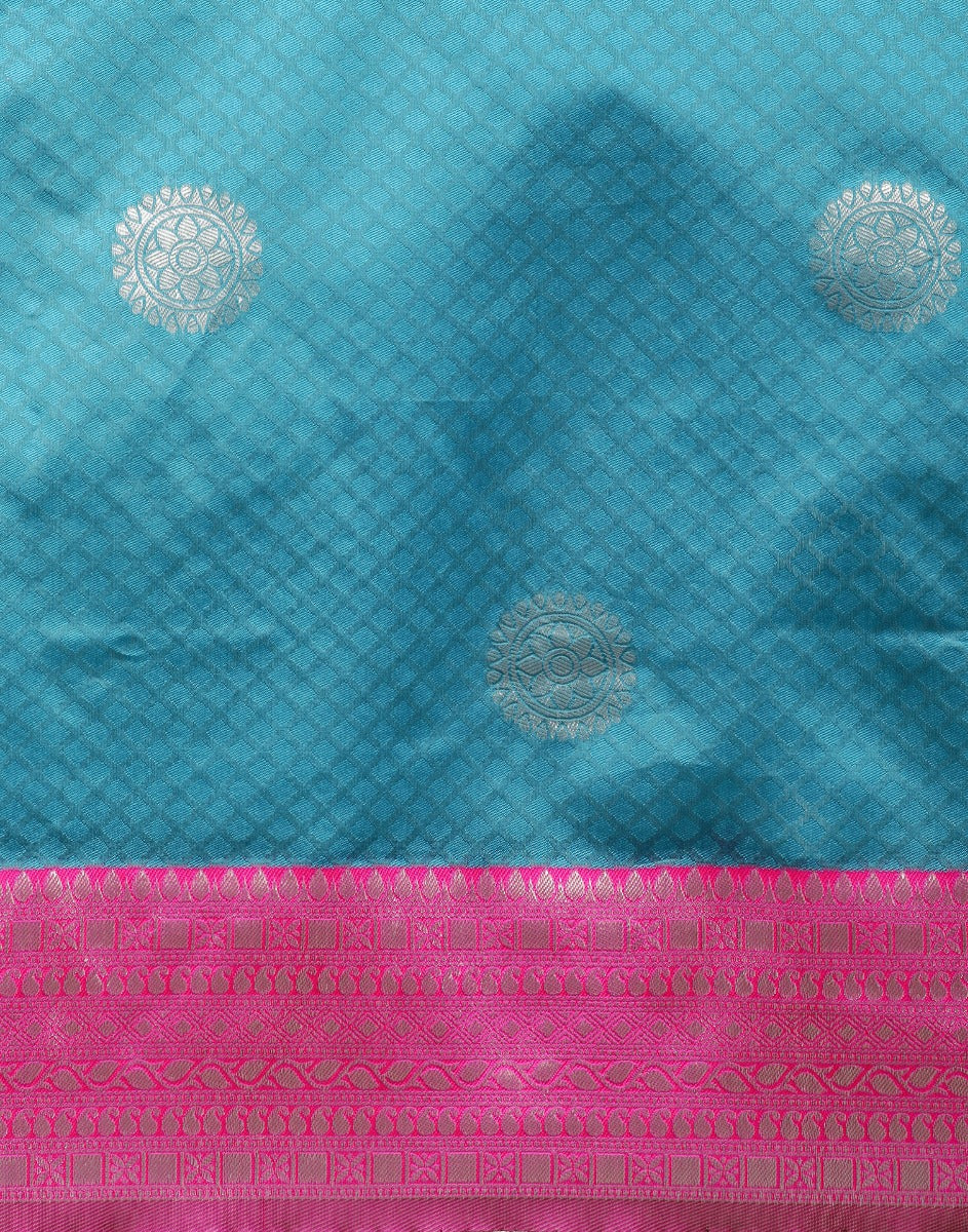 Blue Banarasi Silk Saree | Sudathi