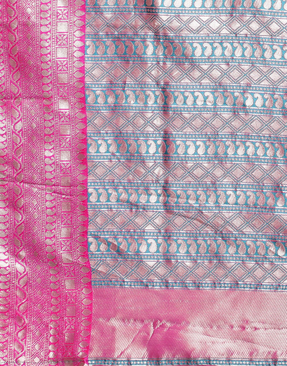 Blue Banarasi Silk Saree | Sudathi