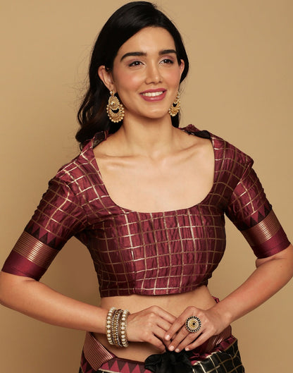 Black Silk Saree | Sudathi