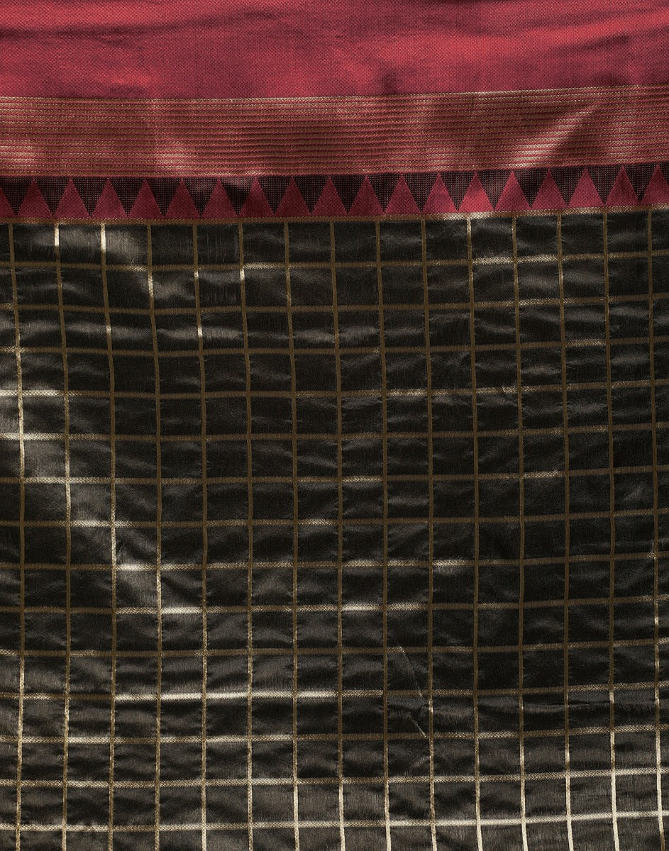 Black Silk Saree | Sudathi