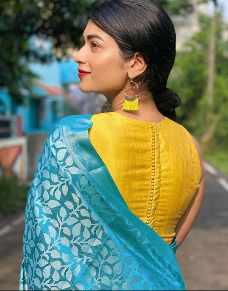 Blue Kanjivaram Silk Saree | Leemboodi