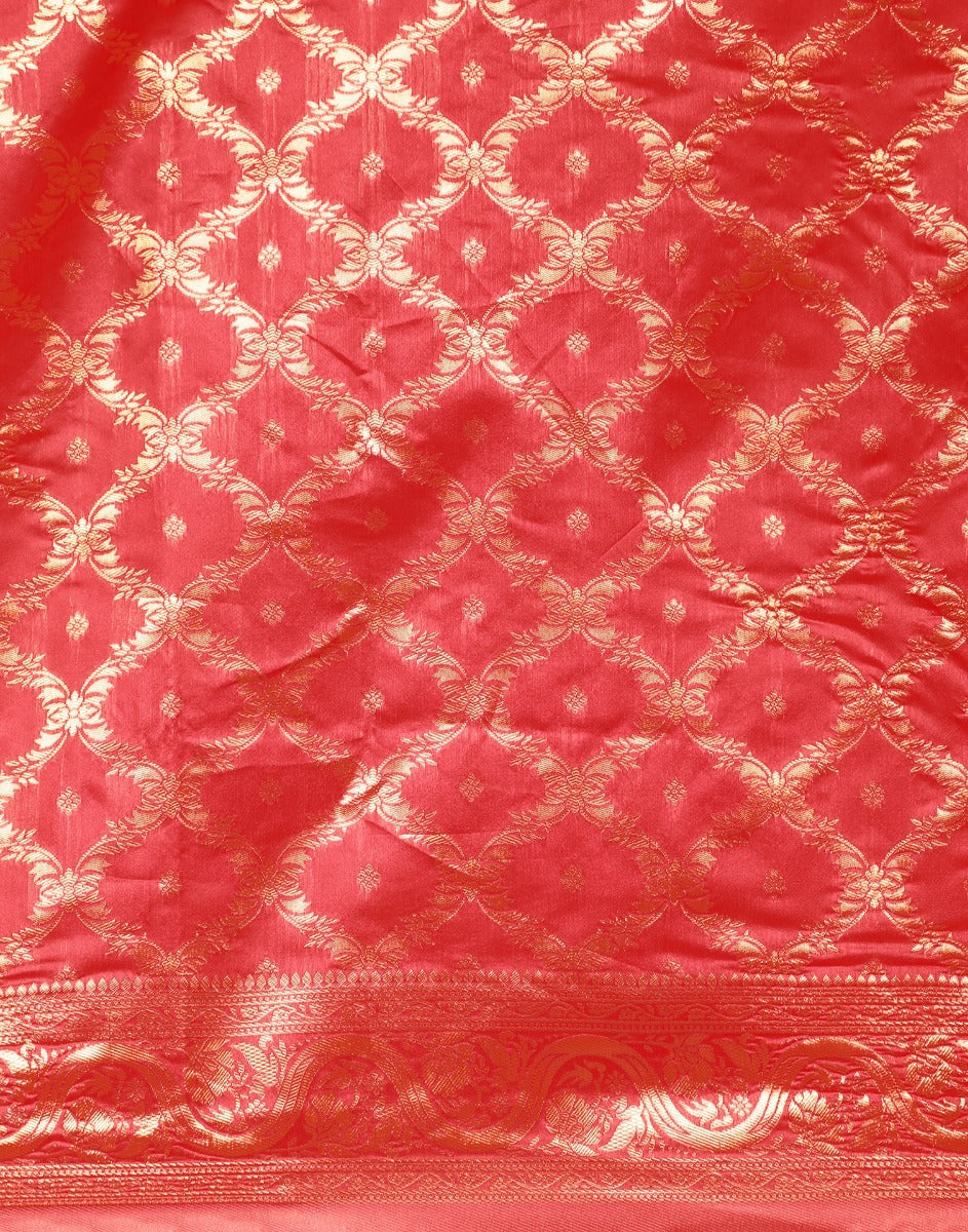 Red Banarasi Silk Saree | Sudathi