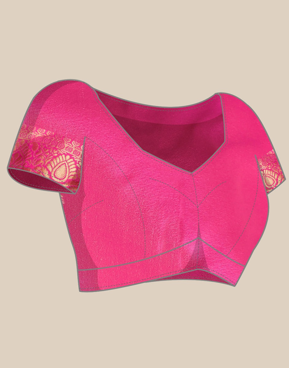 White Kanjivaram Silk Saree | Sudathi