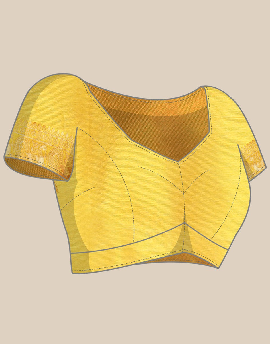 Cream Kanjivaram Silk Saree | Sudathi