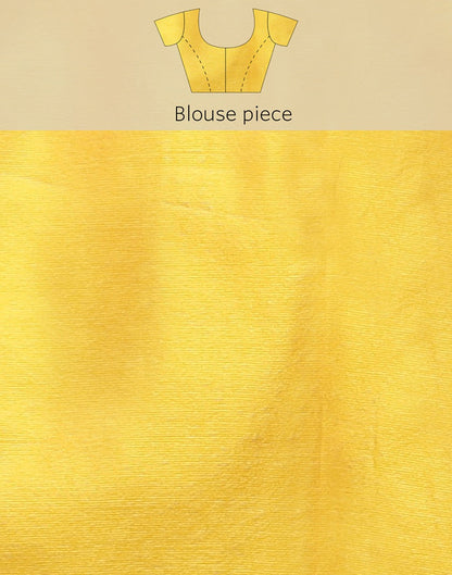 Cream Kanjivaram Silk Saree | Sudathi