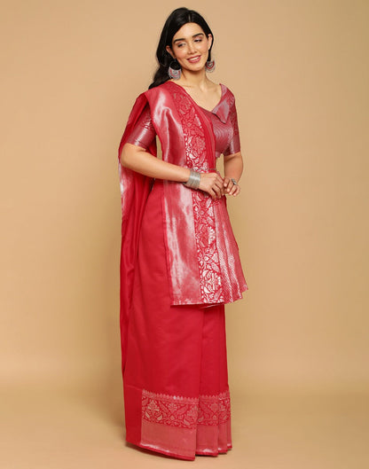 Red Silk Saree | Sudathi