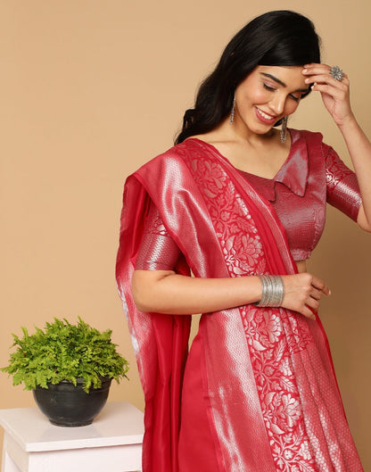 Red Silk Saree | Sudathi