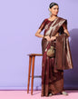 Maroon Banarasi Silk Saree | Sudathi