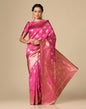 Hot Pink Banarasi Silk Saree | Sudathi