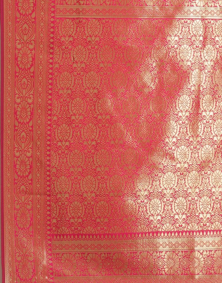 Pink Weaving Silk Saree