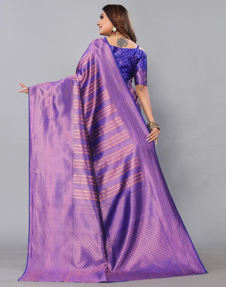 Blue Silk Saree | Leemboodi