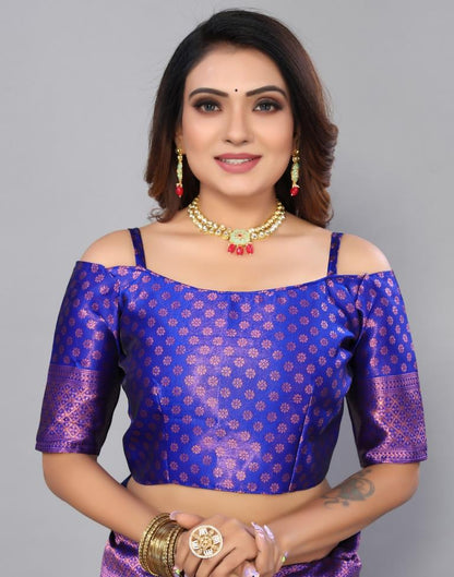 Blue Silk Saree | Leemboodi