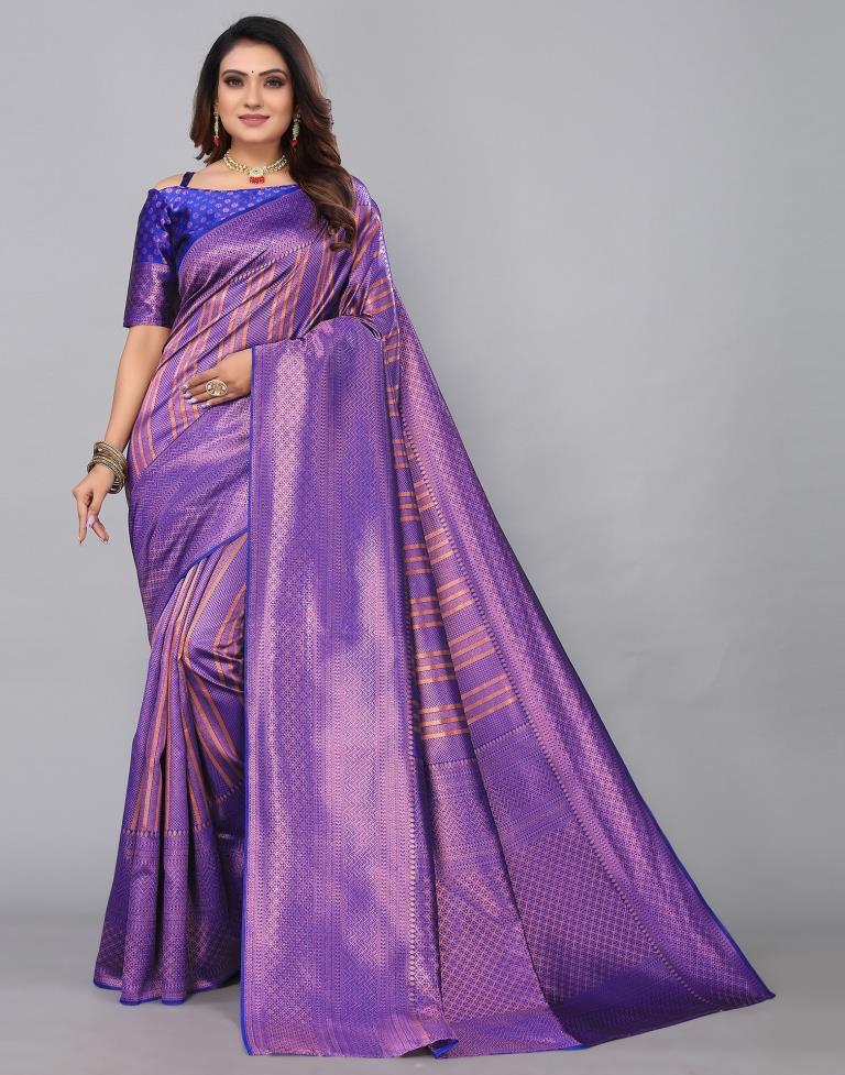 Blue Silk Saree | Leemboodi