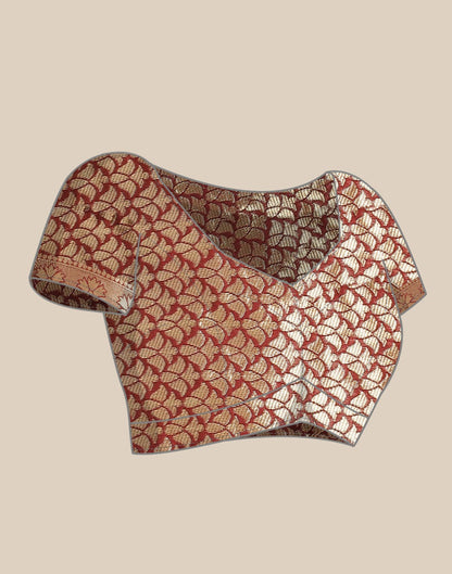 Maroon Kanjivaram Silk Saree | Sudathi