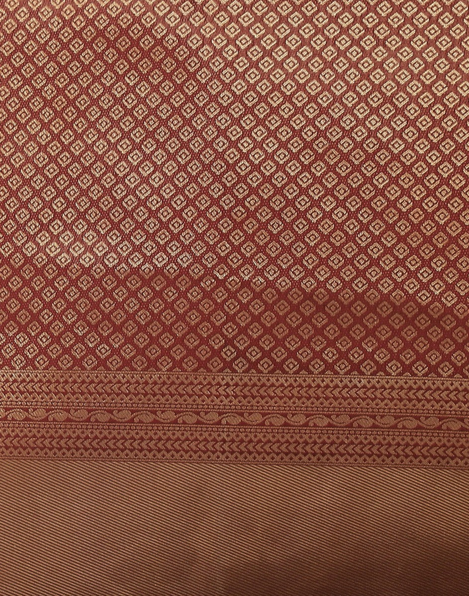 Maroon Kanjivaram Silk Saree | Sudathi