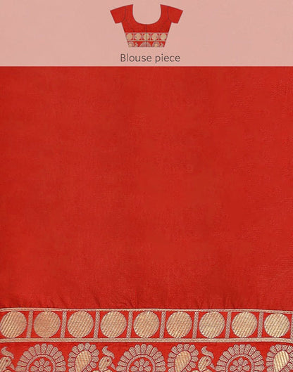 Red Kanjivaram Silk Saree | Sudathi
