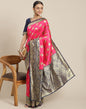 Pink Banarasi Silk Saree | Sudathi