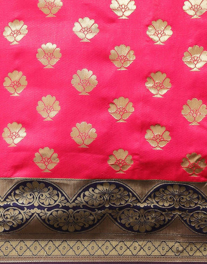 Pink Banarasi Silk Saree | Sudathi