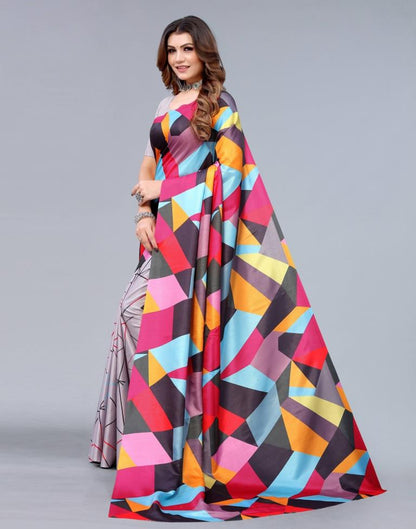 Multicoloured Silk Saree | Sudathi