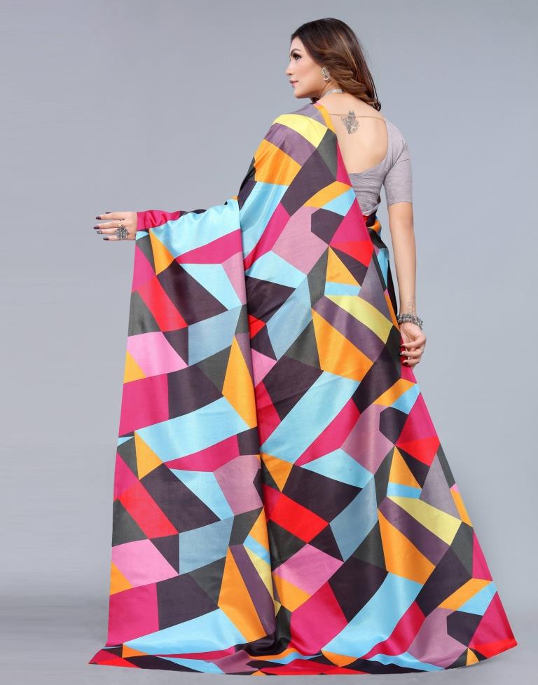 Multicoloured Silk Saree | Sudathi