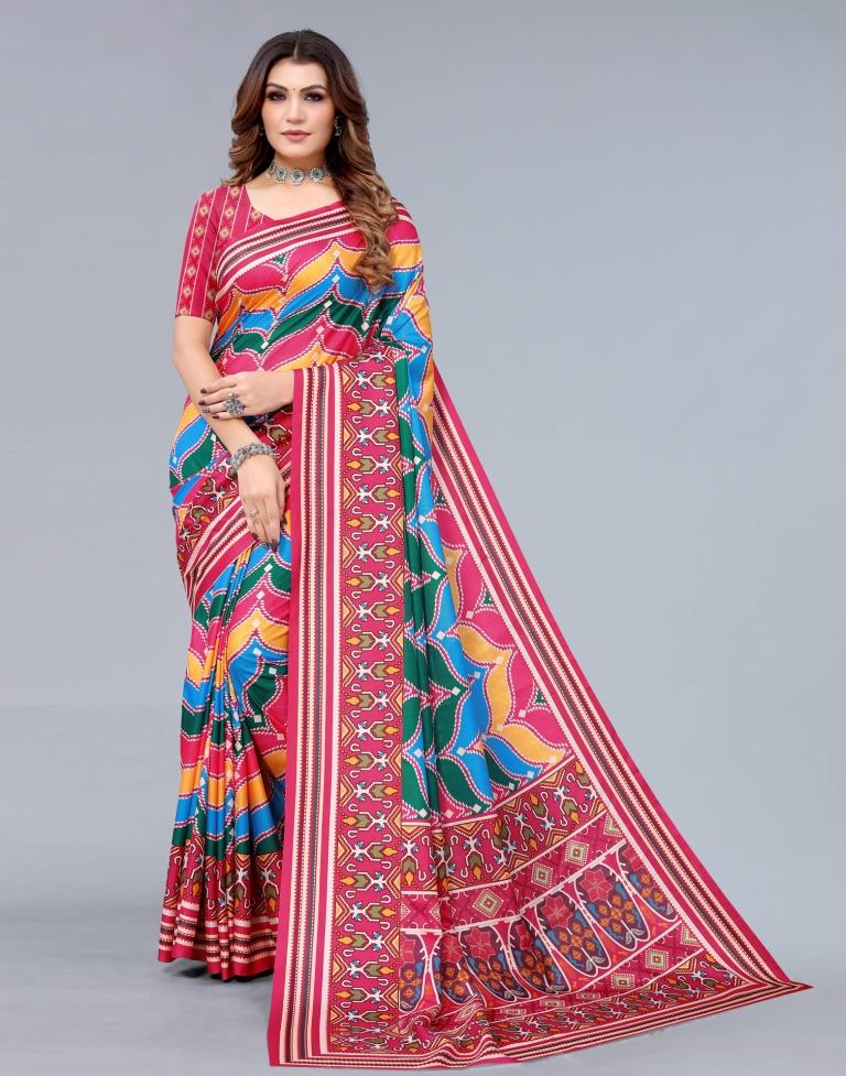 Multicoloured Silk Saree | Sudathi
