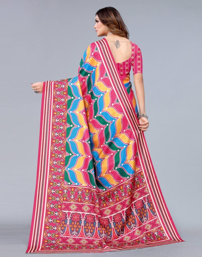 Multicoloured Silk Saree | Sudathi