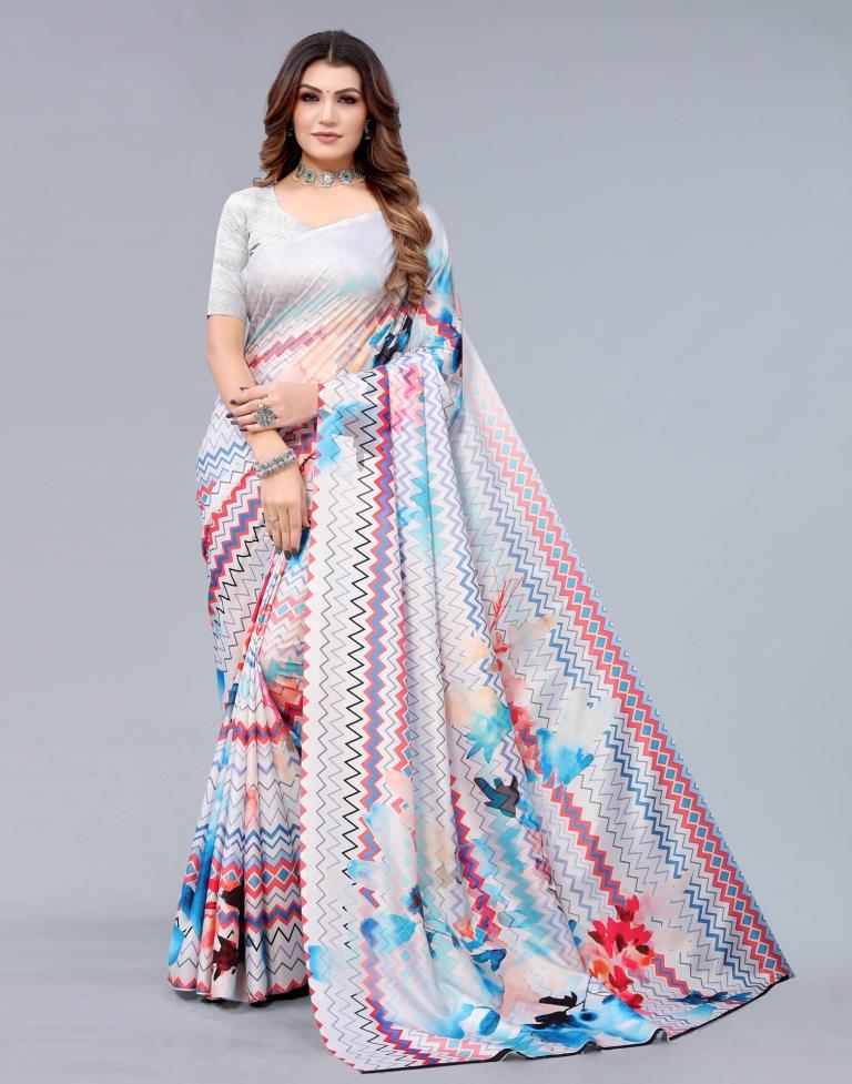 Multicoloured Silk Saree | Sudathi