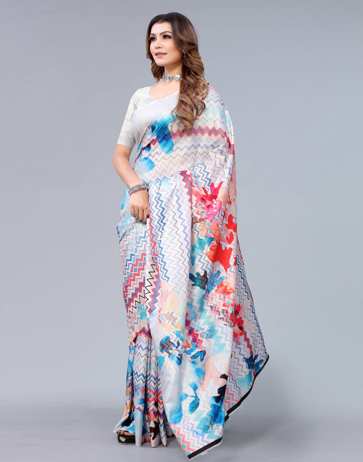 Multicoloured Silk Saree | Sudathi