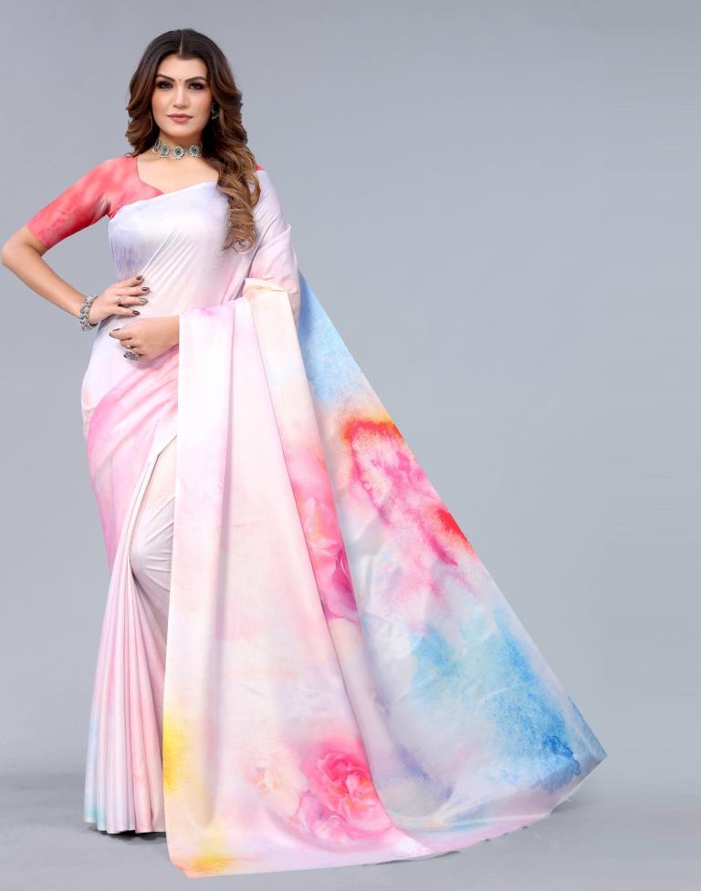 Multicoloured Silk Saree | Sudathi