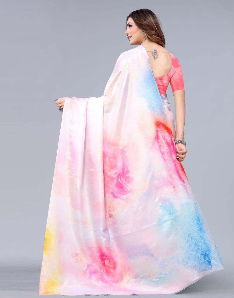 Multicoloured Silk Saree | Sudathi