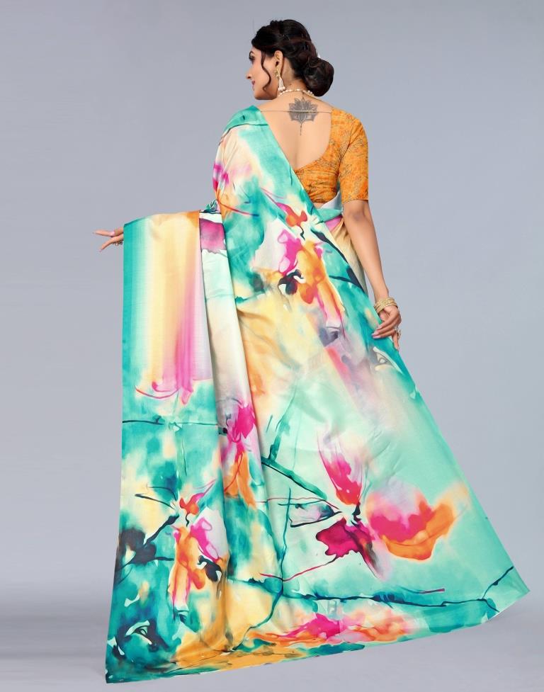 Multicoloured Silk Saree | Sudathi