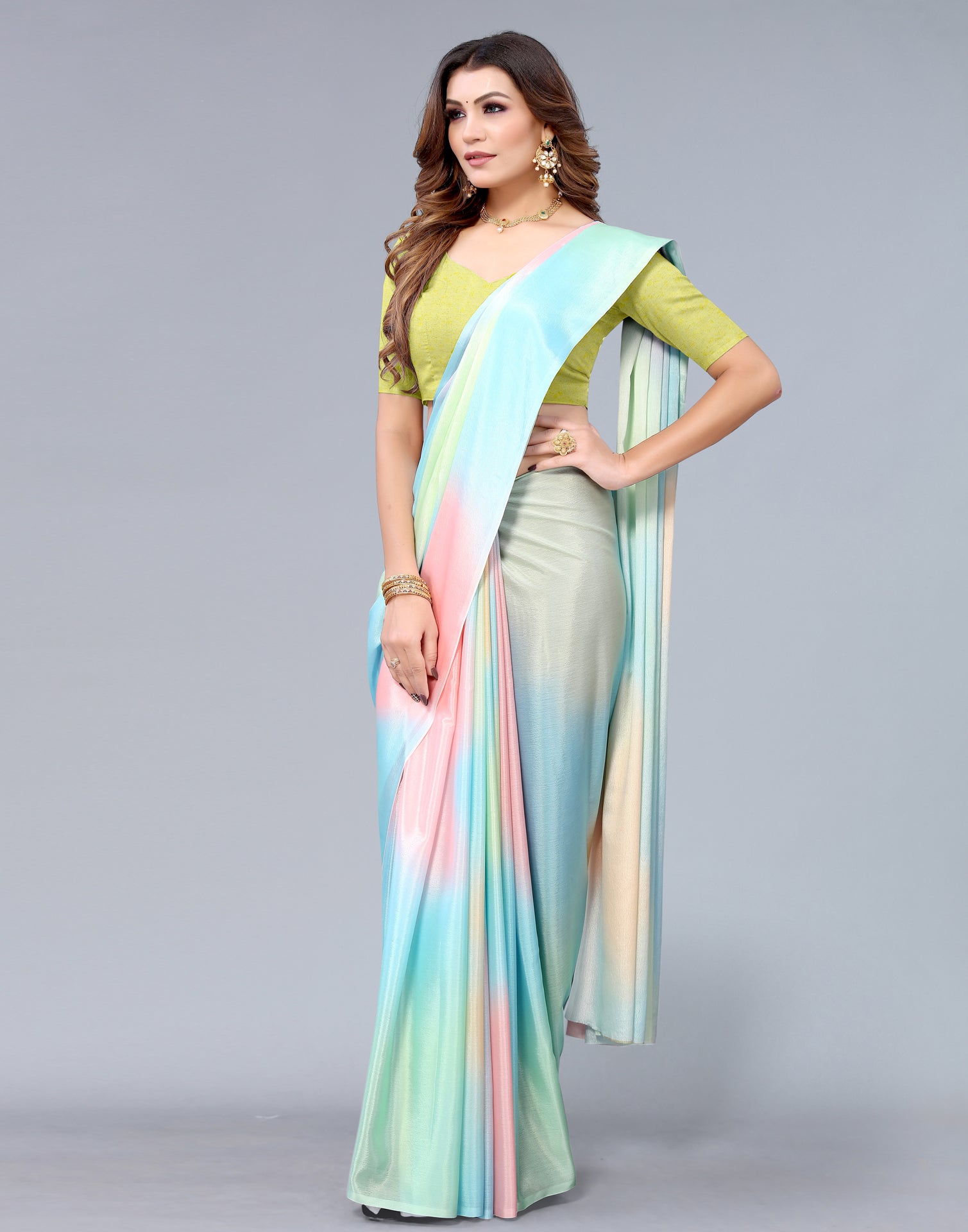 Multicoloured Silk Saree | Sudathi