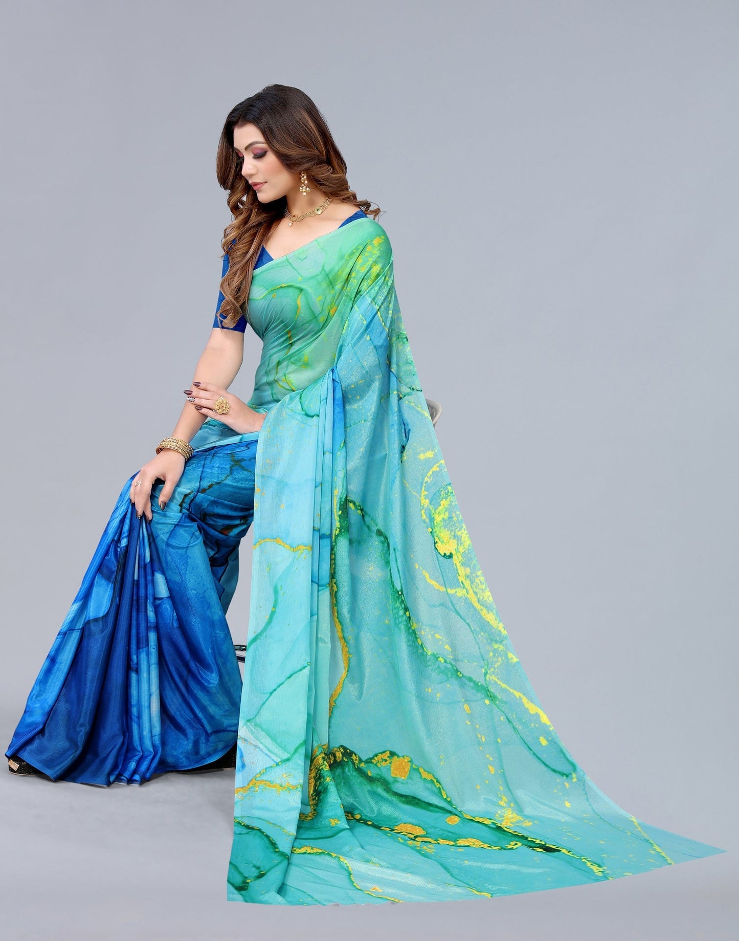 Multicoloured Silk Saree | Sudathi
