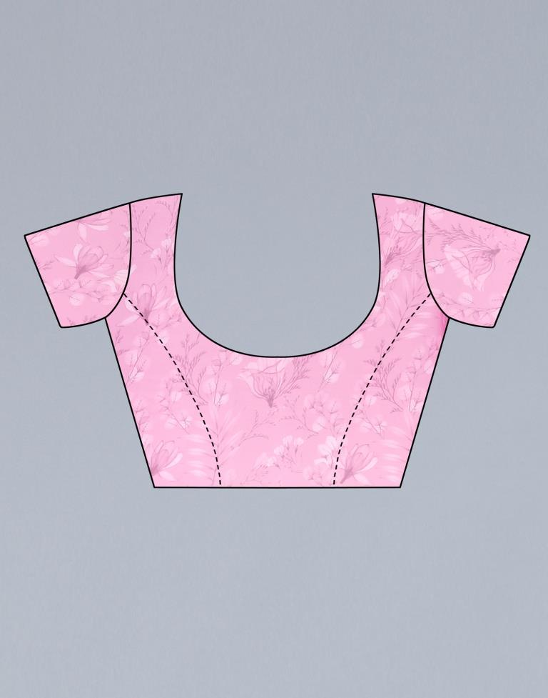 Light Pink Georgette Saree | Sudathi