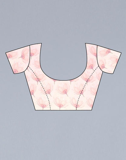 Off White Printed Saree | Sudathi